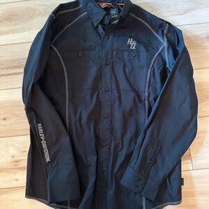 Harley-Davidson button up shirt